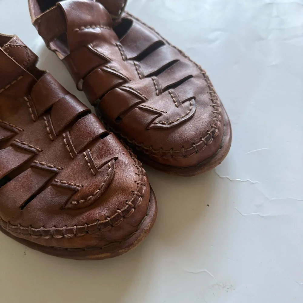 MENS PIKOLINOS Brown Leather Sandals Comfortable Casual Design